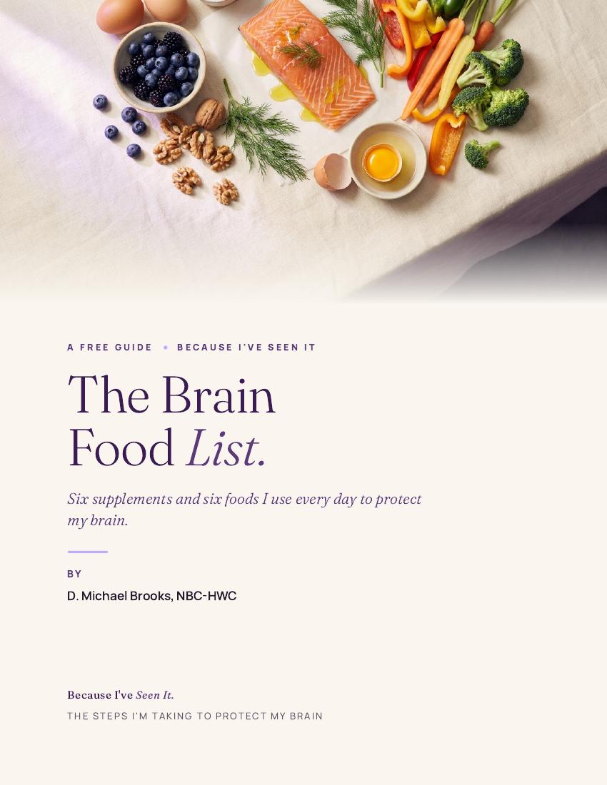 The Brain Food List guide cover